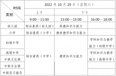 2022下半年广东中小学教师资格证笔试通告